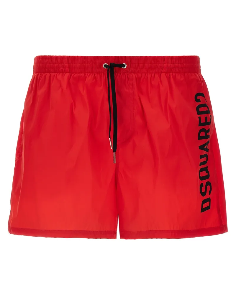 Dsquared2 MIDI Boxer Shorts Red