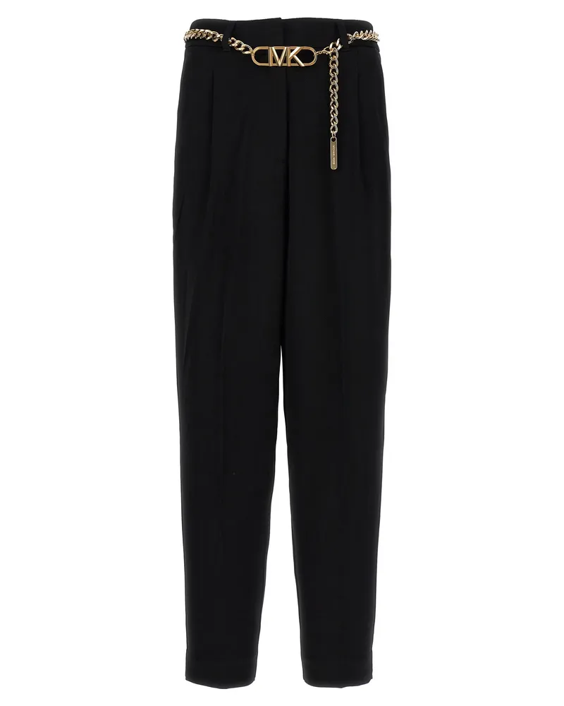Michael Kors Kettengürtelhose Black