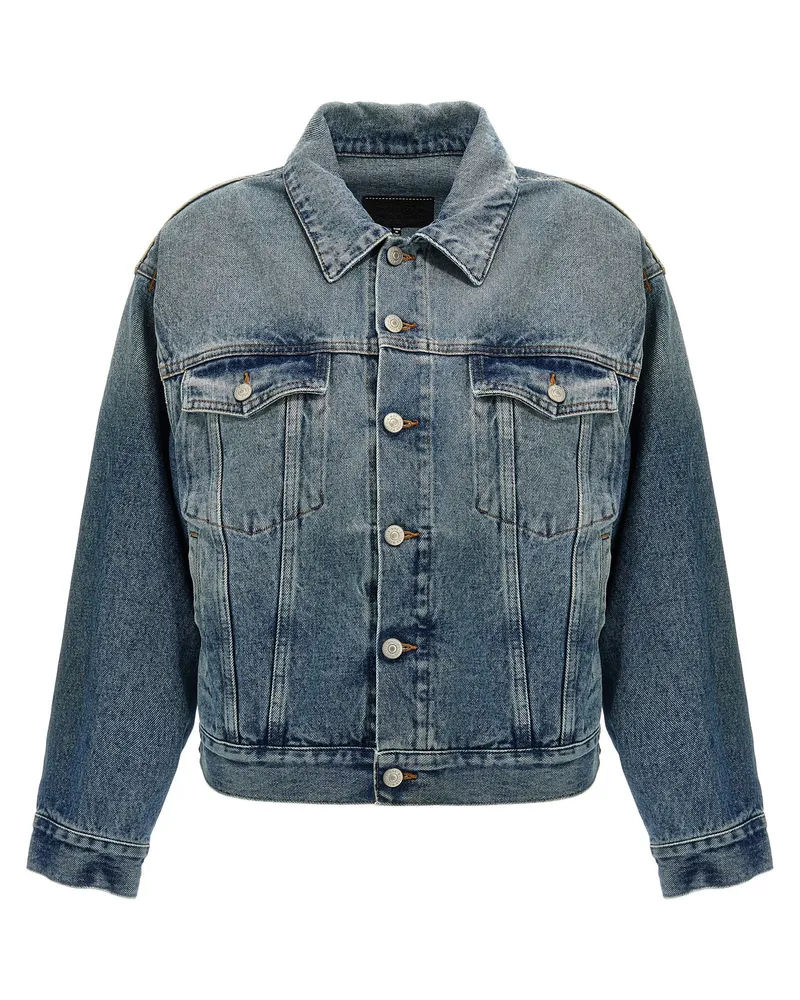 Maison Margiela Schnitt der Denimjacke aus Blue