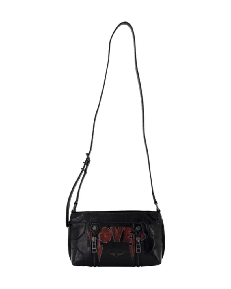 Zadig & Voltaire Sunny Mood Punk Crossbody  Leder schwarz Schwarz