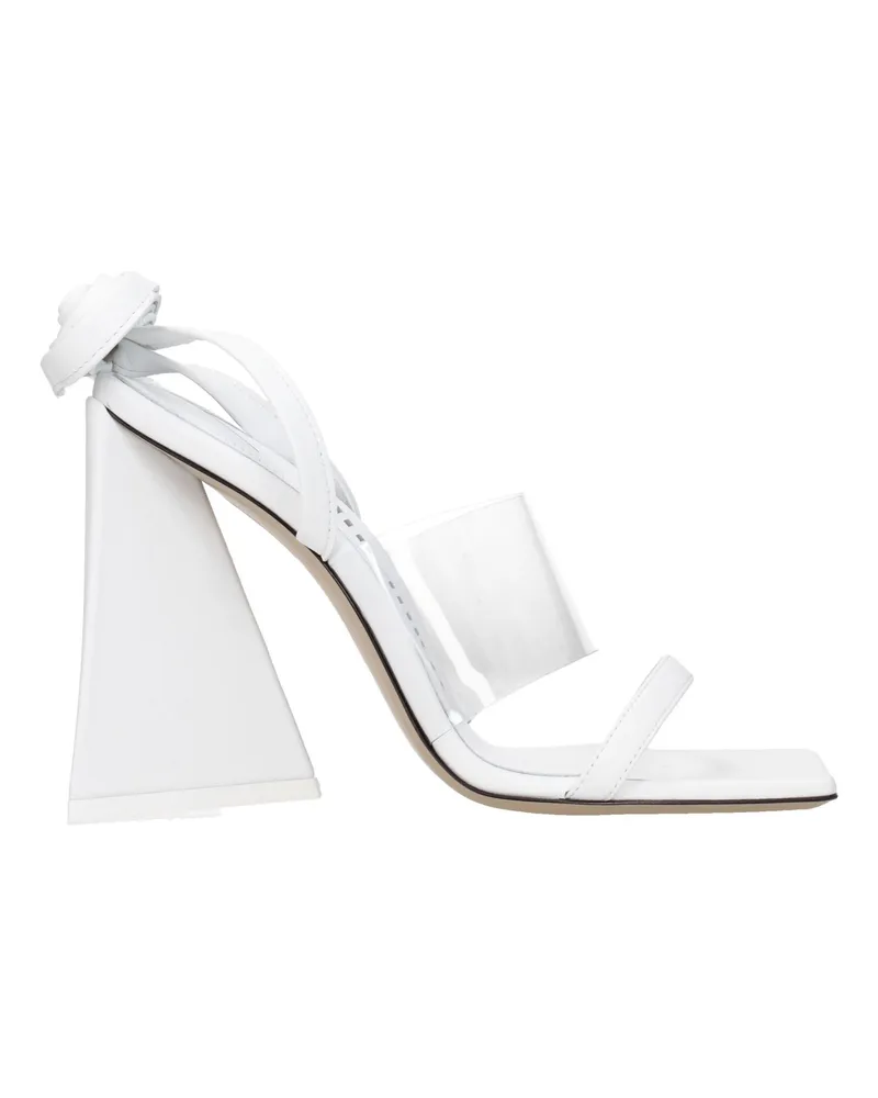 ATTICO Die Attico Isa Sandalen Damens Weißes Leder -