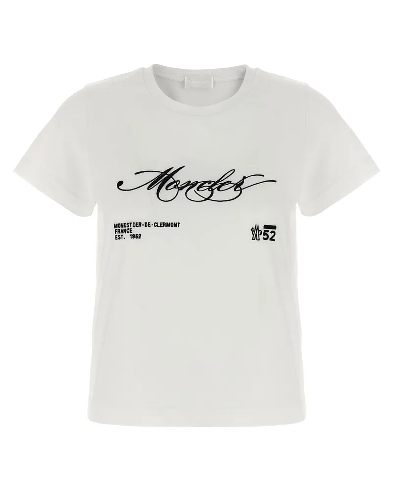 Moncler Stickhemd T -Shirt White