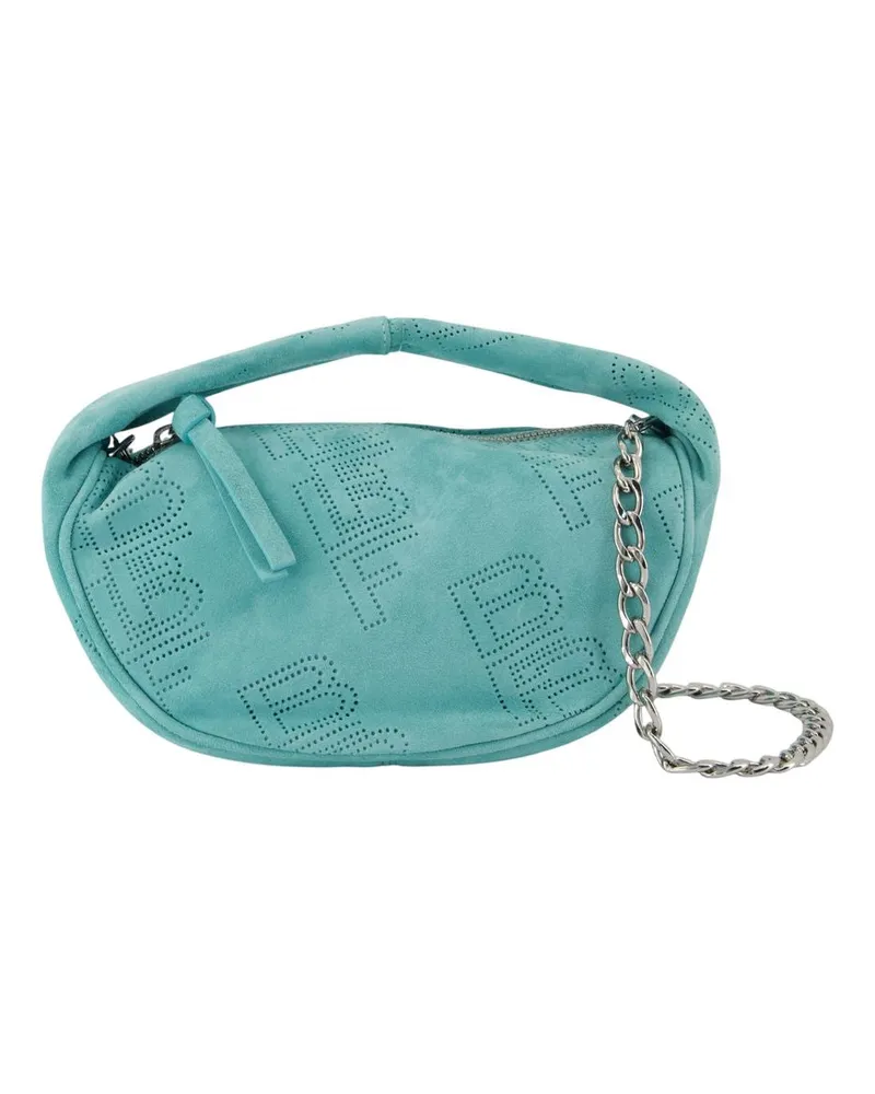 by FAR Baby Cush -Tasche in blauem Leder Blau