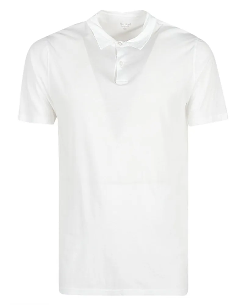 Hartford Cotton Polo -Hemd White