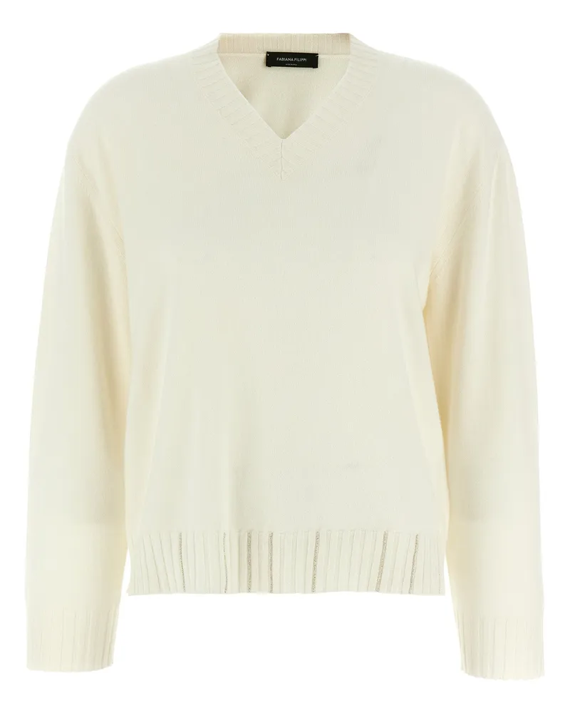 Fabiana Filippi Jewel Detailpullover Beige