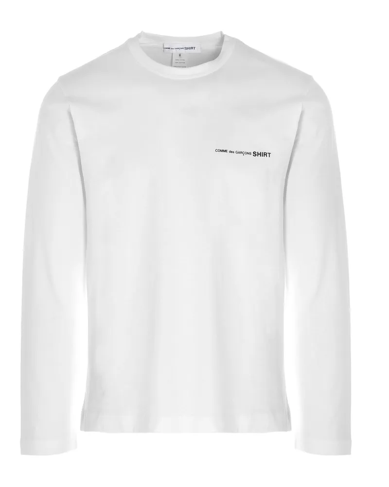 Comme des Garçons Logo T -Shirt White