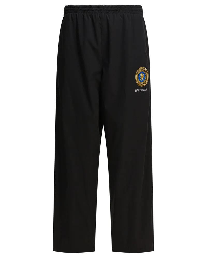 Balenciaga Sporthose mit Logo Black