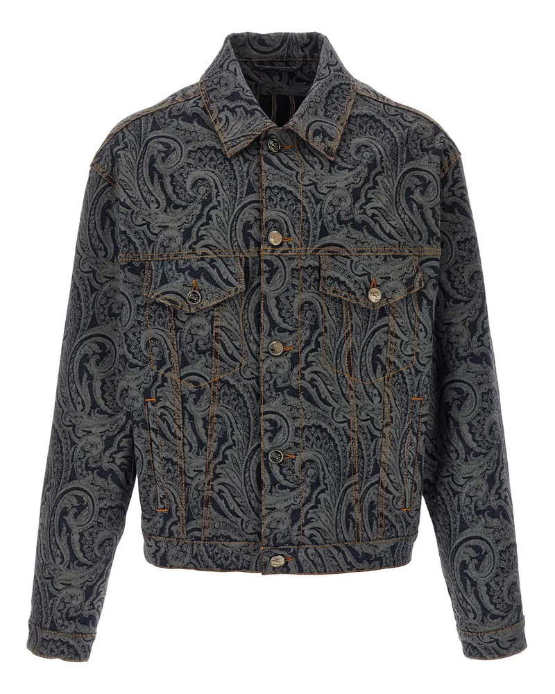 Etro Paisley Jacke Multicolor