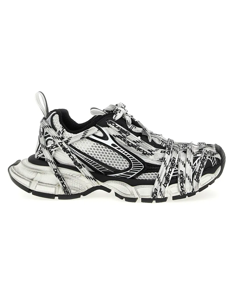 Balenciaga 3 Xl Sneakers mit extremer Schnürung White