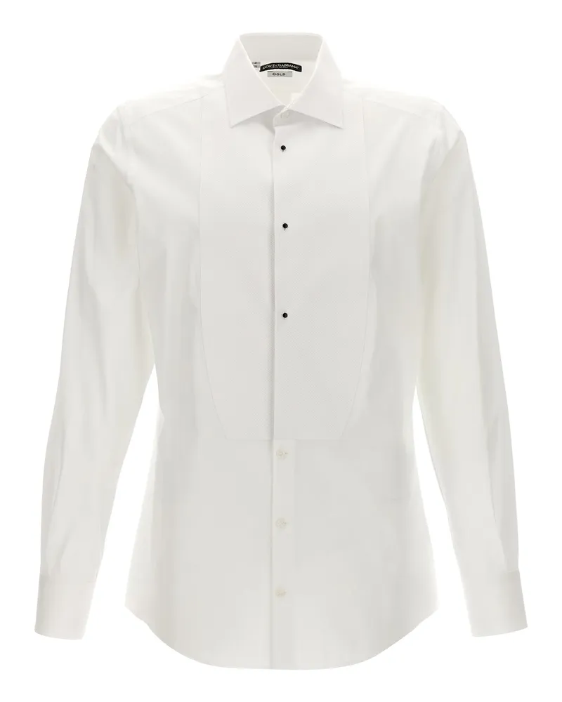 Dolce & Gabbana Tuxedo' Hemd White