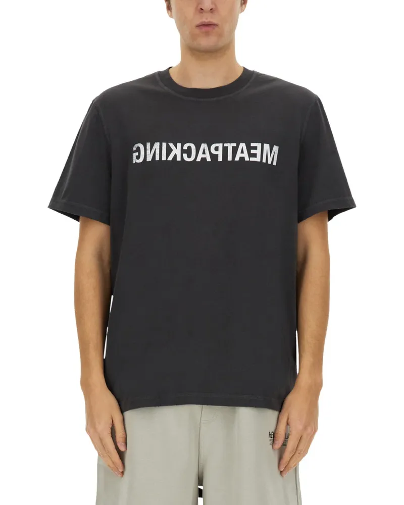 Helmut Lang Meatpacking" T -Shirt Black