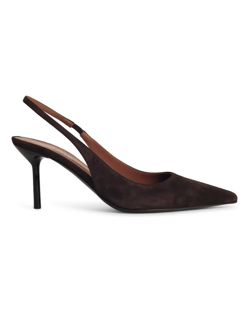 Paris Texas Lidia' Brown Wildleder Slingbacks Brown