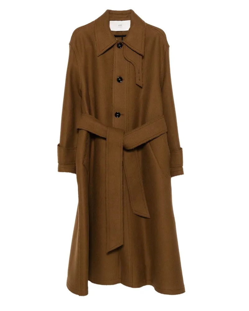 AMI Paris Wollmantel Brown