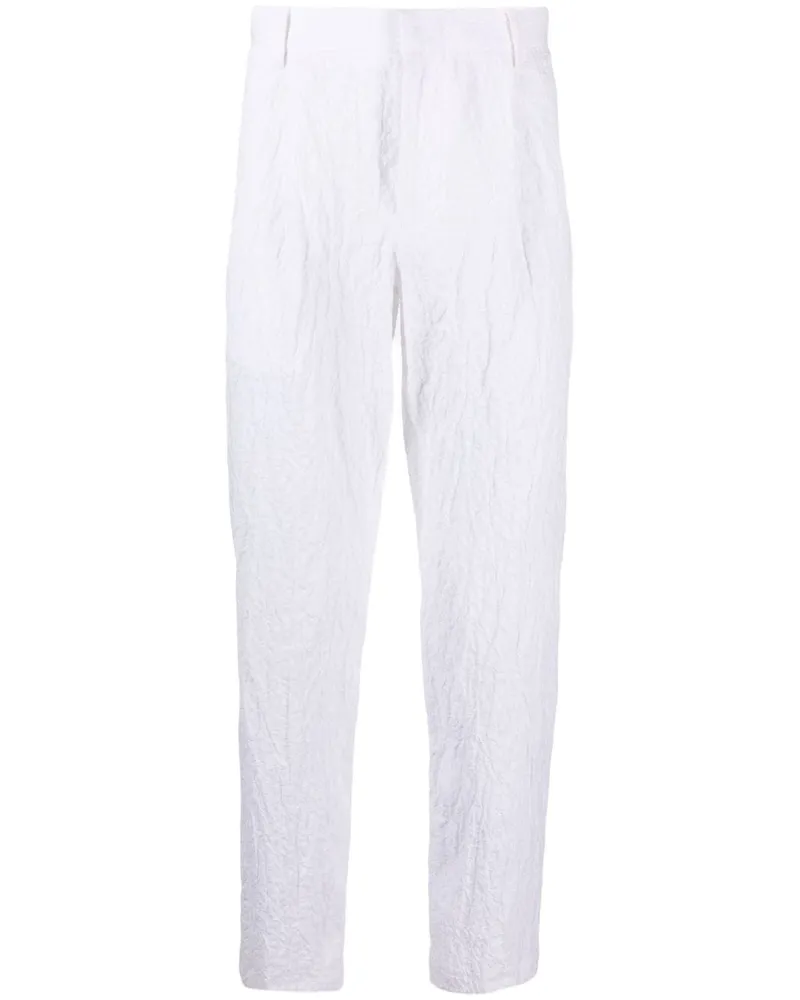 Emporio Armani Cotton Chino -Hose White
