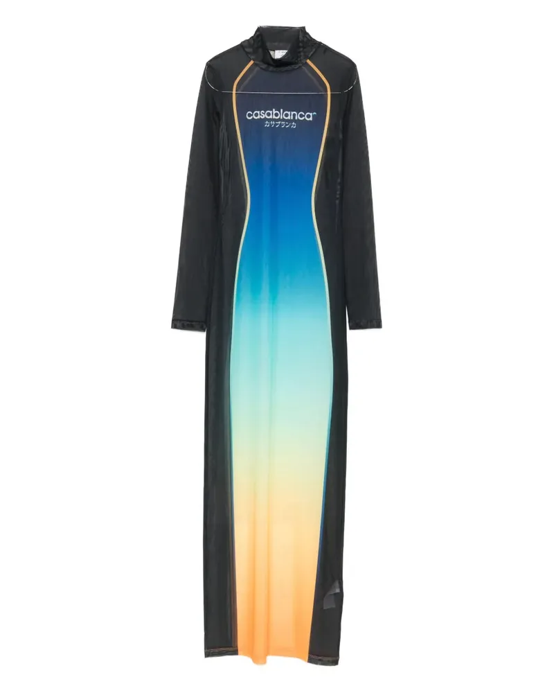 Casablanca Paris Langes -Kleid mit Farbverlaufseffekt Multicolor