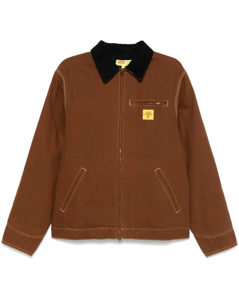 ICECREAM Canvas Workwear Jacke Brown