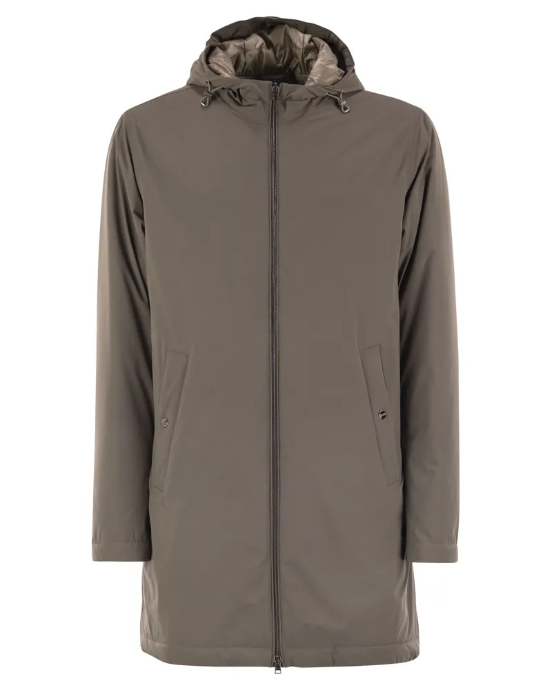 Herno Long Nylonjacke Turtledove