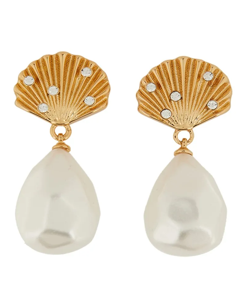 Self-Portrait Self -Porträt -Schalenohrringe Gold