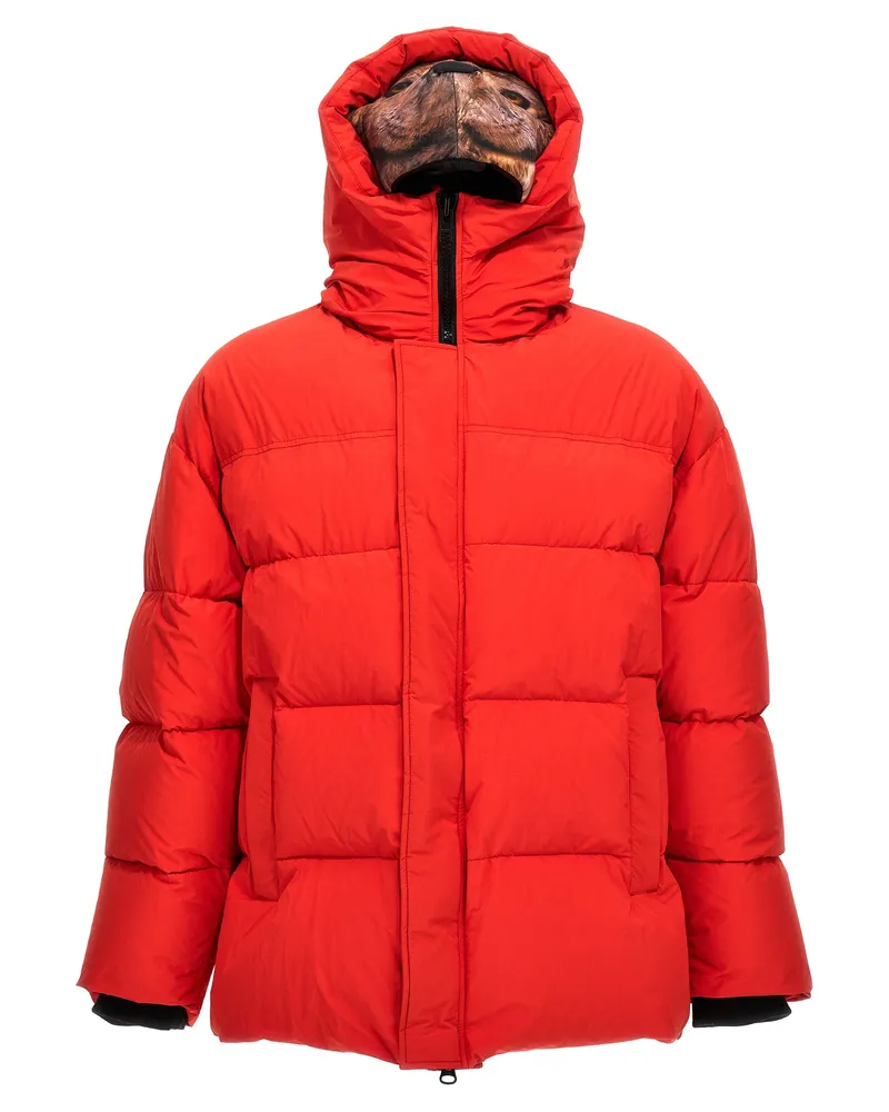 Doublet Animal Trim' Down Jacke Red