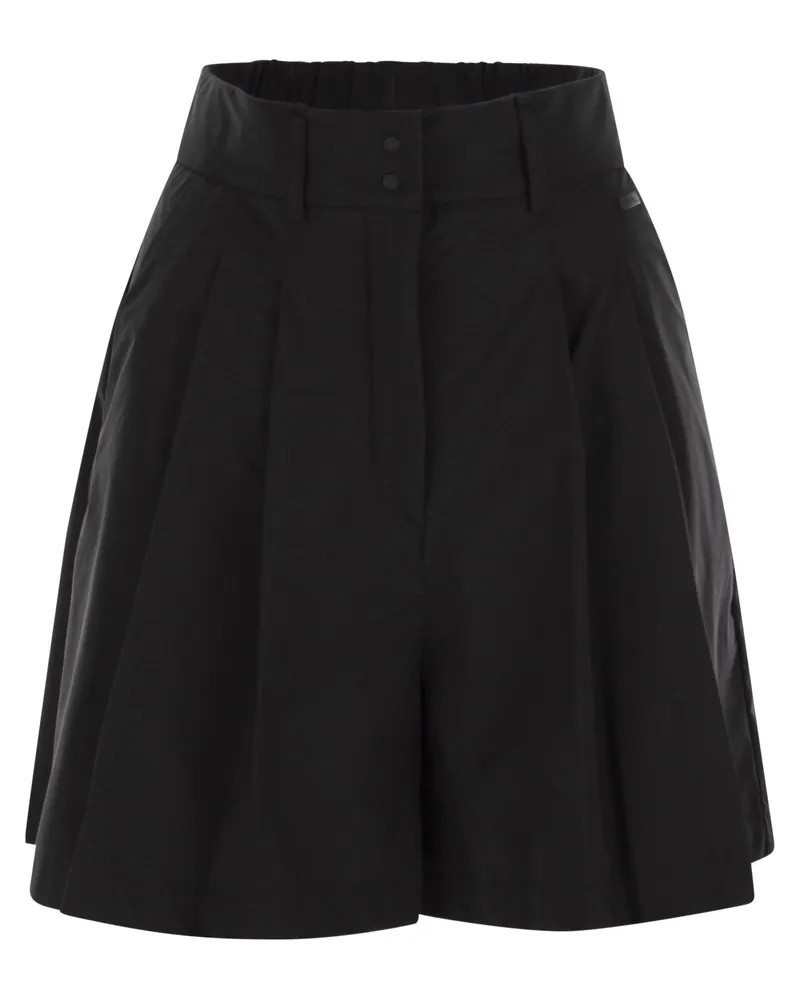 Herno Stretch Nylon Shorts Black