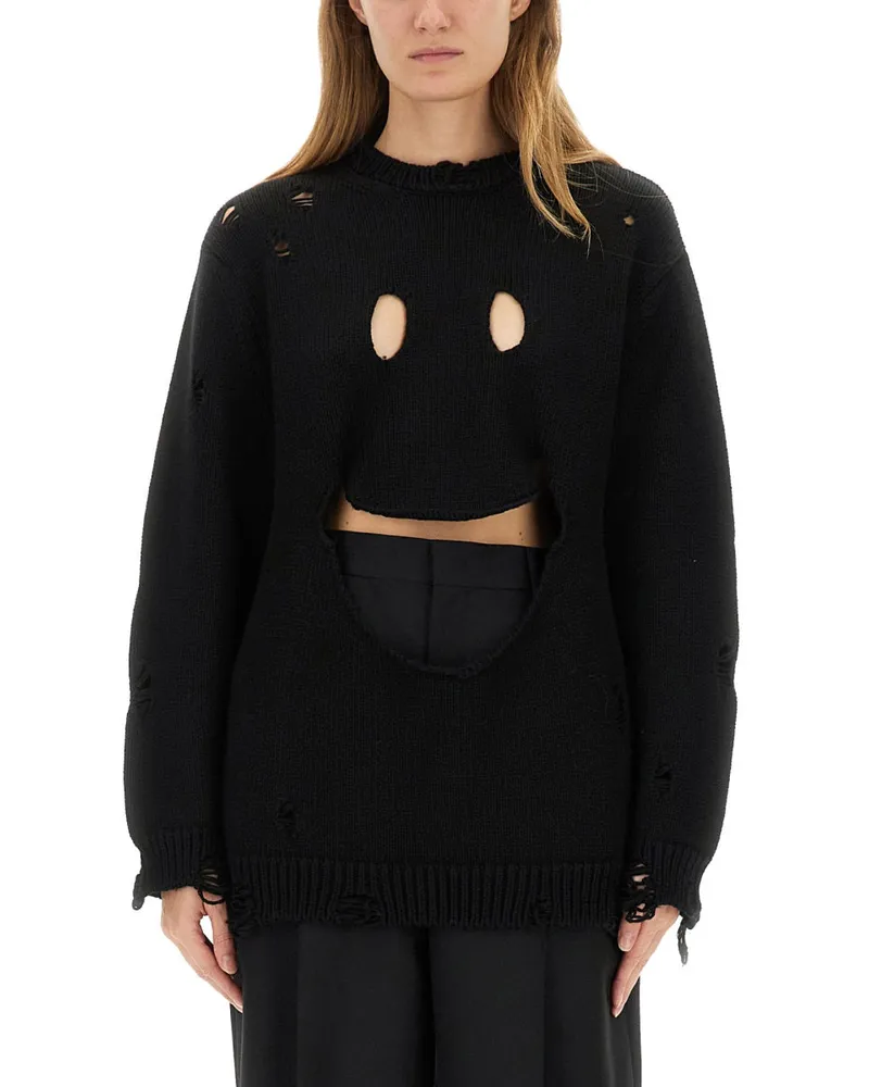 Moschino Wolltrikot Black