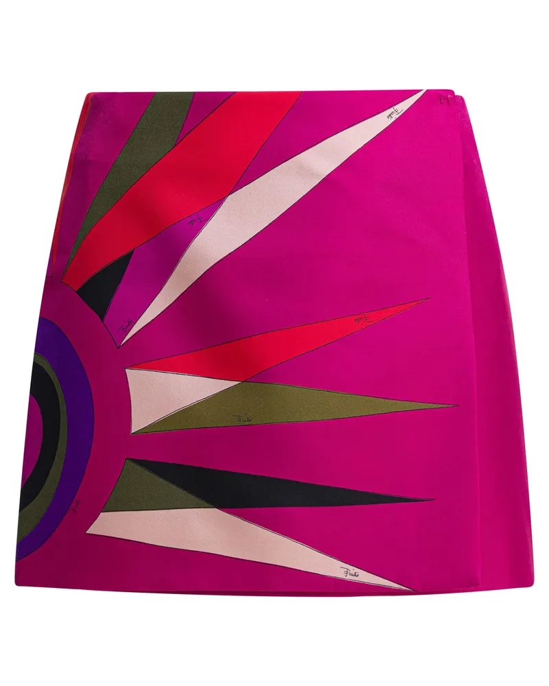 Emilio Pucci Minirock mit Hawaii-Print von Fuchsia