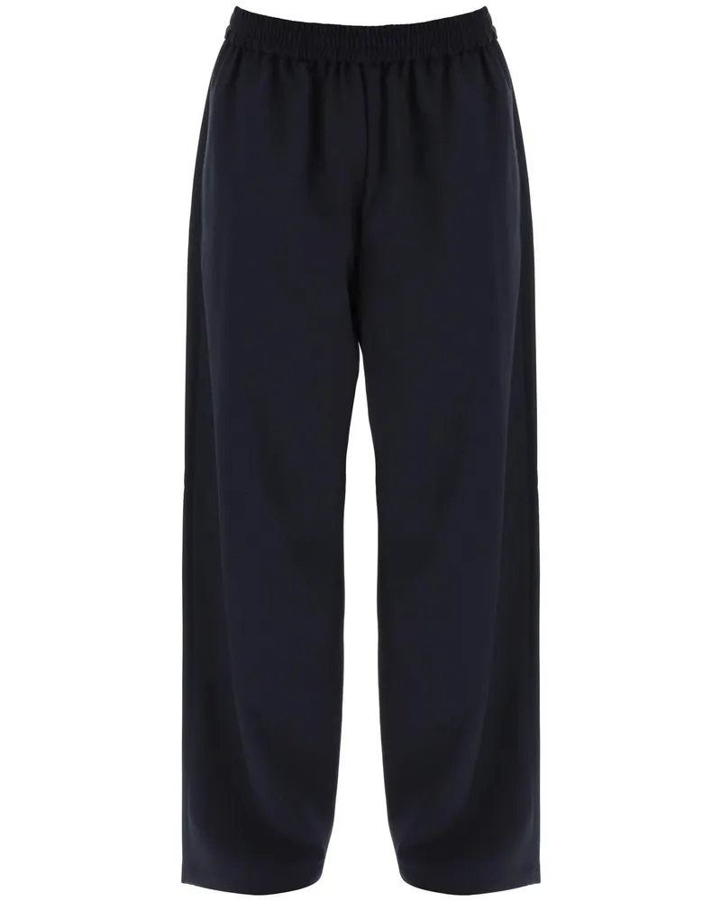 Acne Studios Akne -Studios lose Hosen mit elastischem Bund Blau