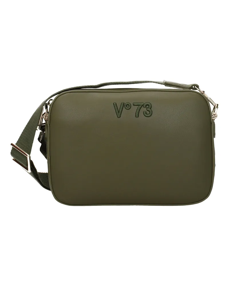 V°73 Damens Umhängetaschen aus Öko-Leder in Grün/Militärgrün -