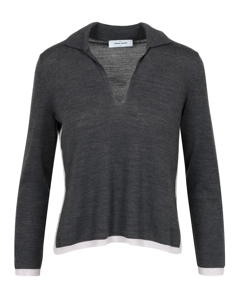 Gran Sasso T -Shirts und Polos grau Grey