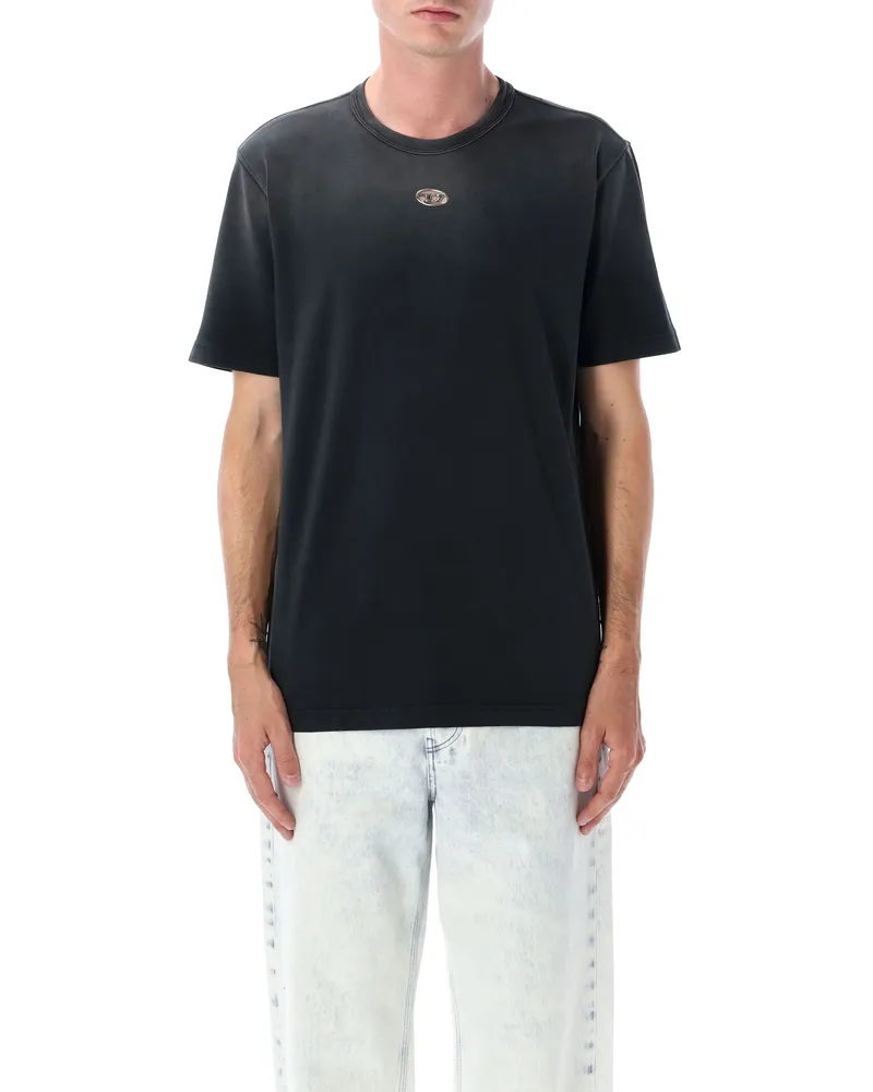 Diesel T -Shirts und Polos schwarz Black
