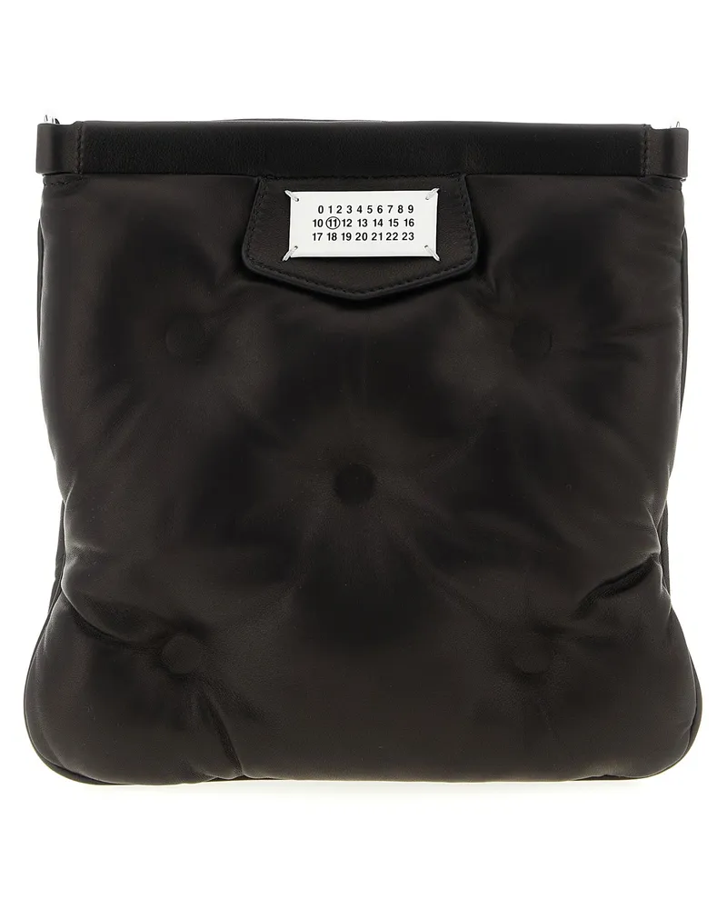 Maison Margiela Umhängetasche „Glam Slam Flat Pocket Black