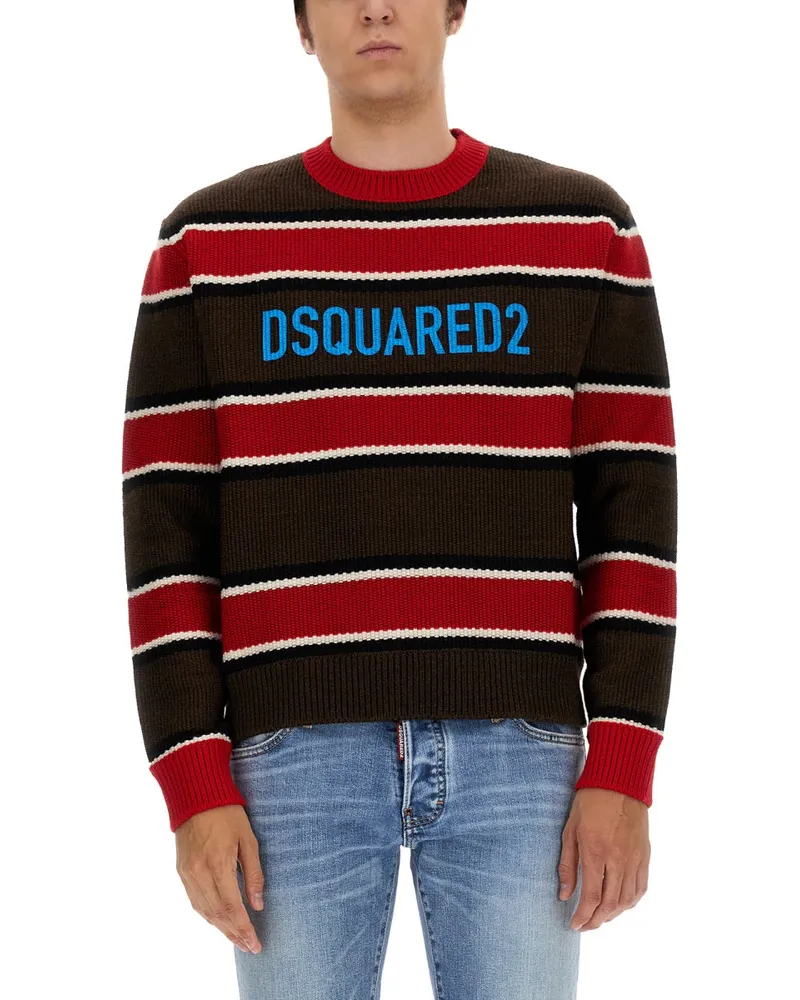 Dsquared2 Trikot mit Logo Multicolour