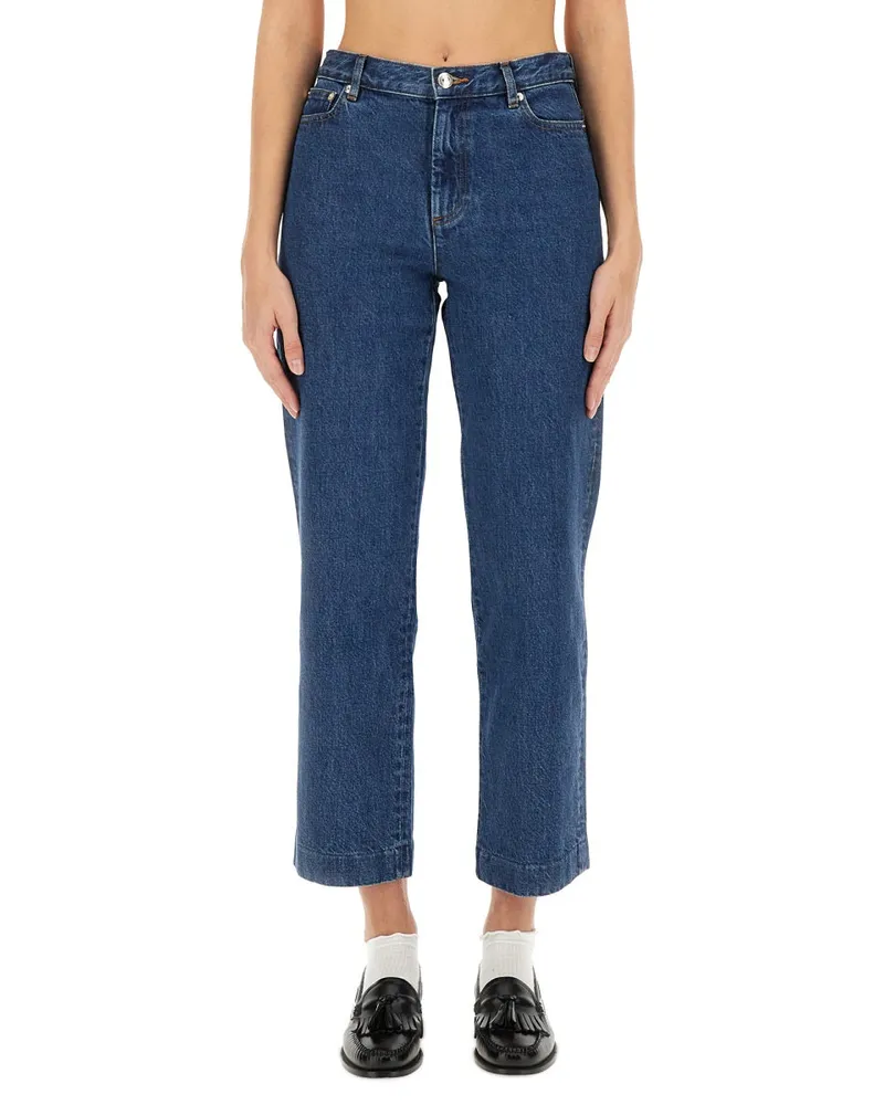 A.P.C. New Seemann" Hosen Blue