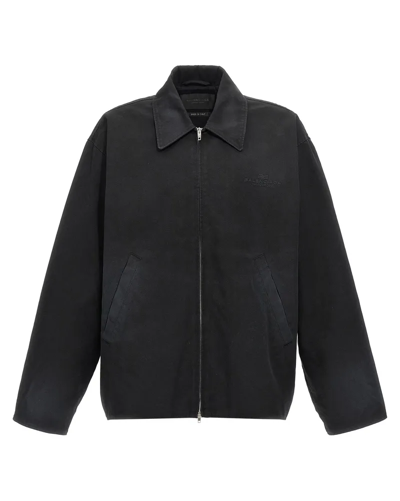 Balenciaga Bb Garderobe' Jacke Black