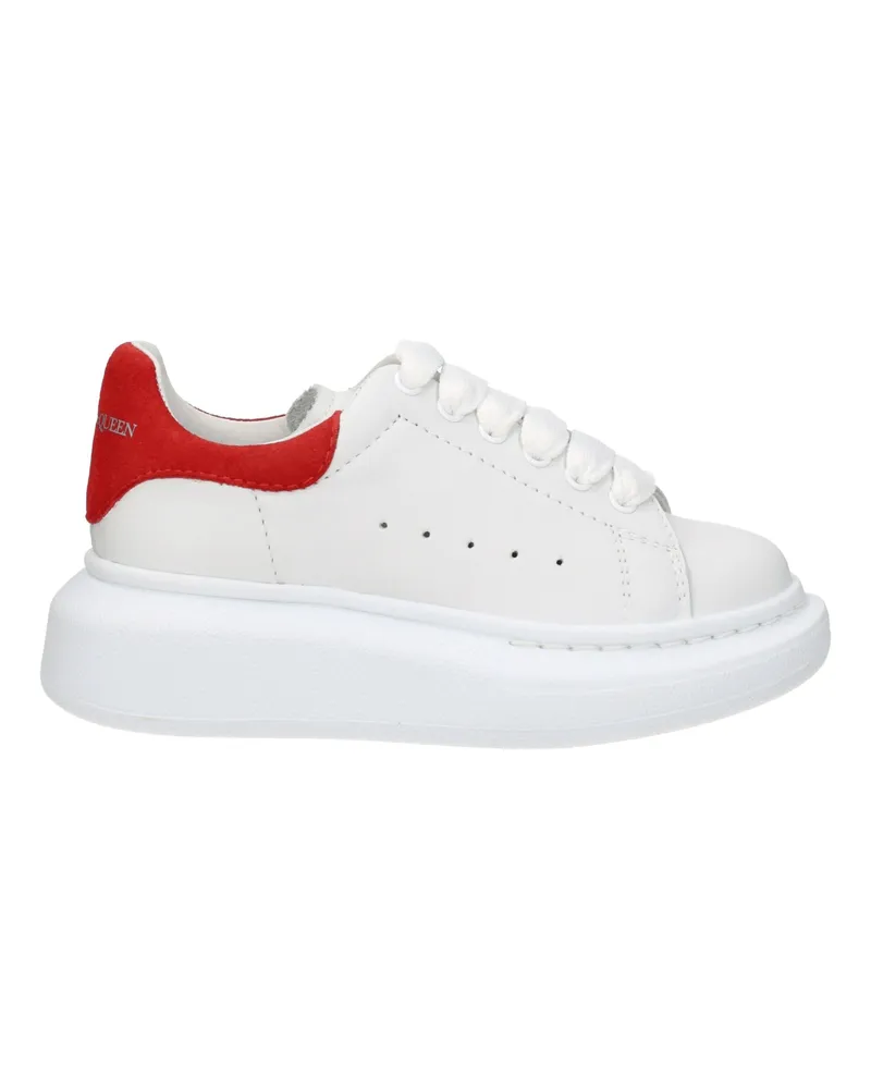 Alexander McQueen Geschenkideen Sneaker Kinder Männer Leder weiß/rot -