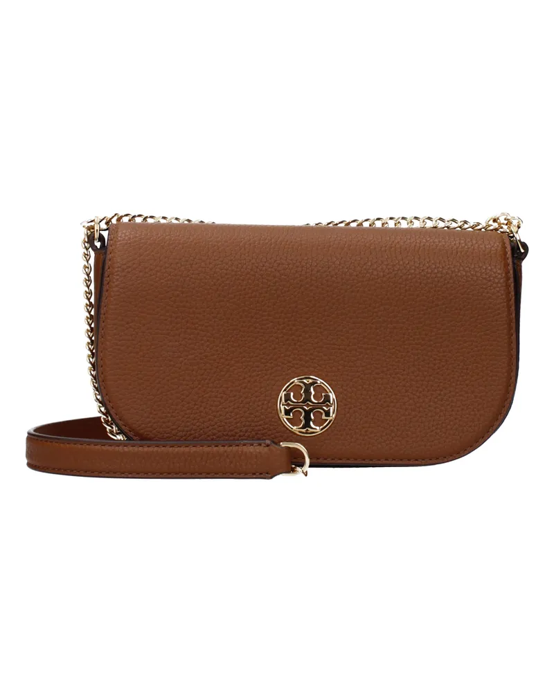 Tory Burch Chelsea Umhängetasche für Damen Braun/Kaffeefarbenes Leder -