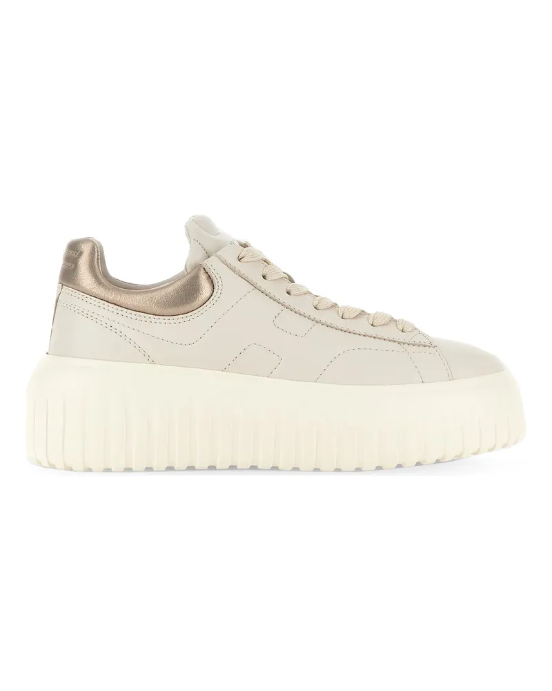 Hogan Sneakers H Stripes Avorio/Oro B013+c202