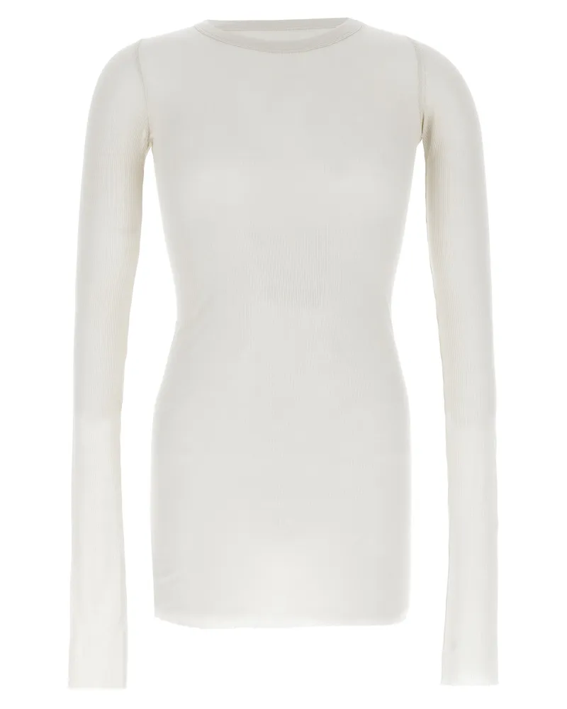Rick Owens Rib' T -Shirt White