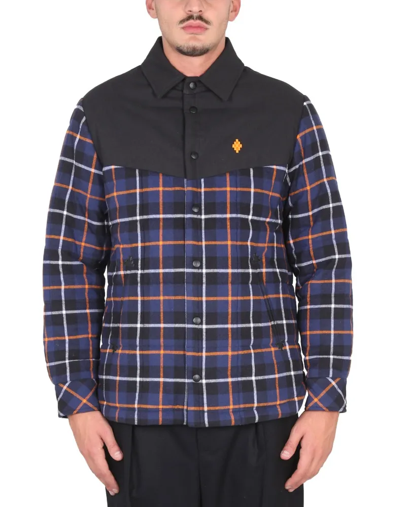 Marcelo Burlon | County of Milan Marcelo Burlon Grafschaft Mailand langärmliges Hemd Blue