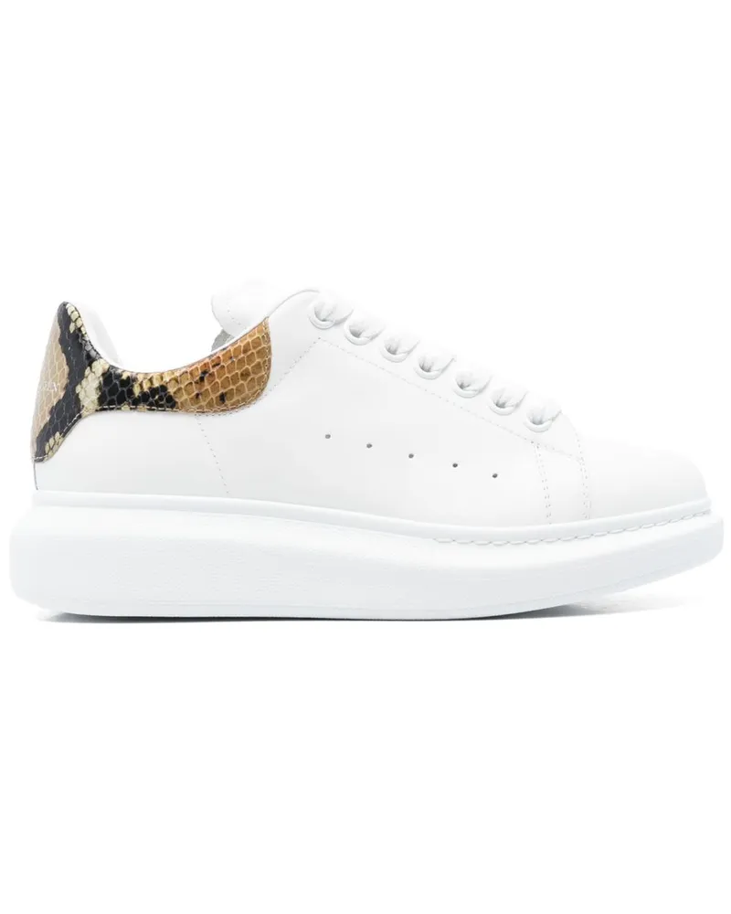 Alexander McQueen Alexander MC Queen übergroße Leder -Turnschuhe Multicolour