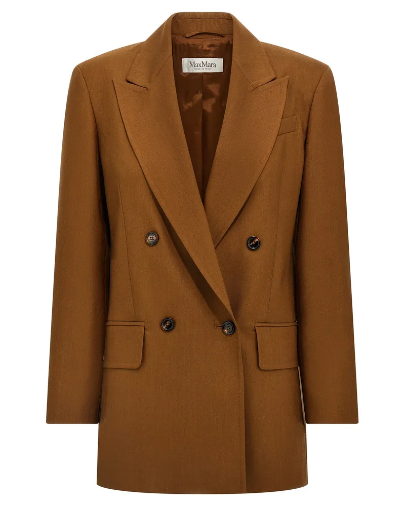 Max Mara Palanca' Blazer Brown