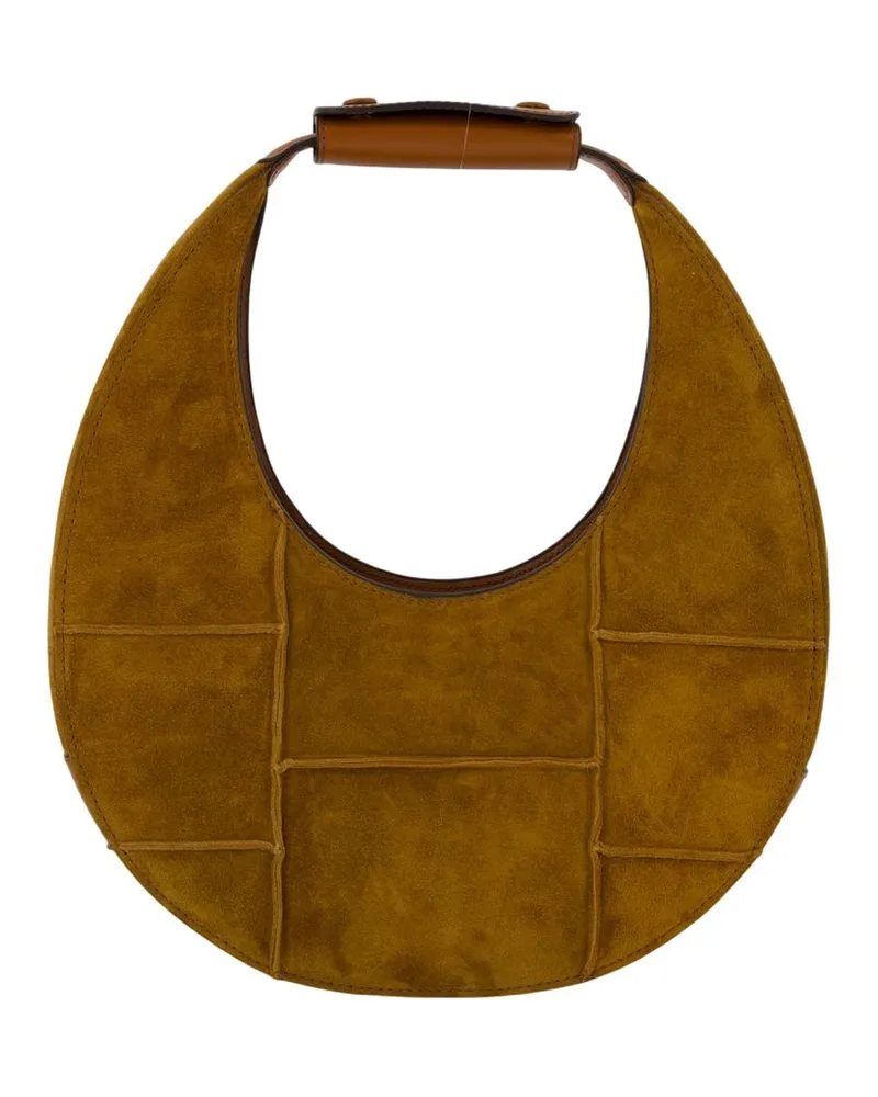 STAUD Mondtasche  Lederbraun Braun