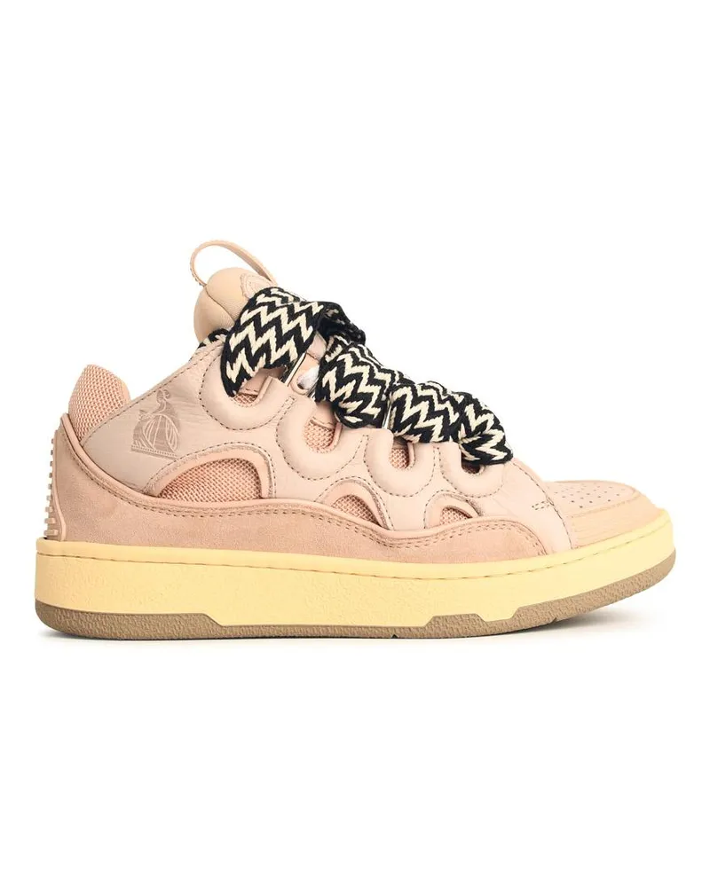 Lanvin Curb' Pink Lear Blend Sneakers Pink