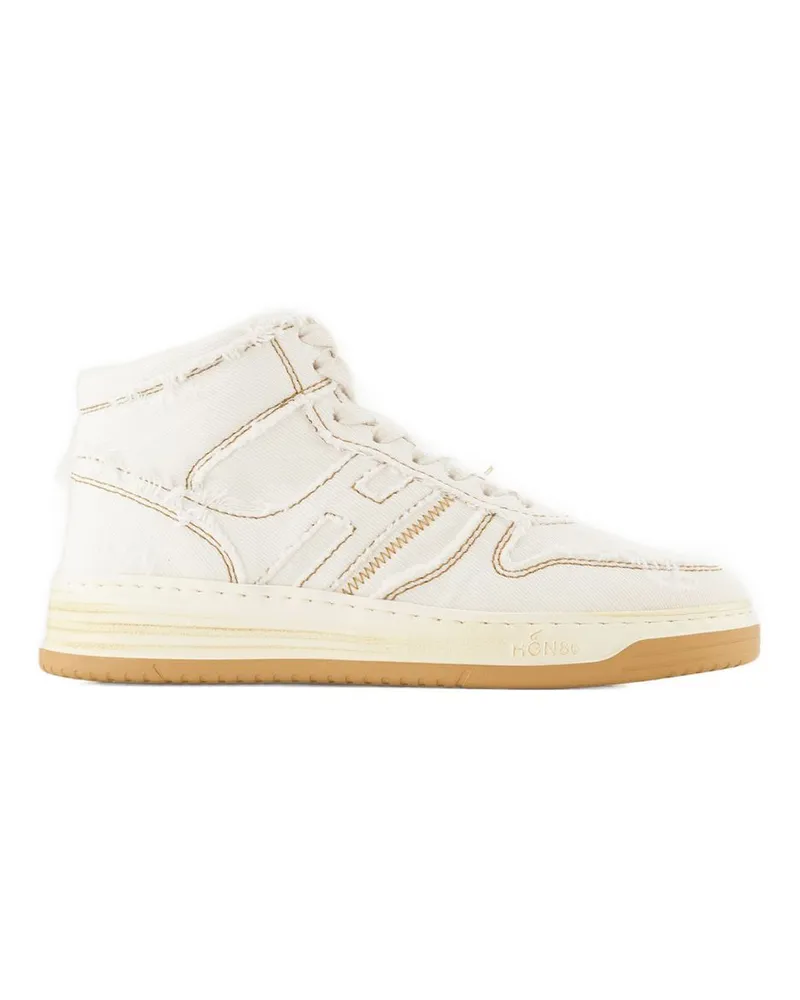 Hogan H630 Sneakers  Cream Denim Beige