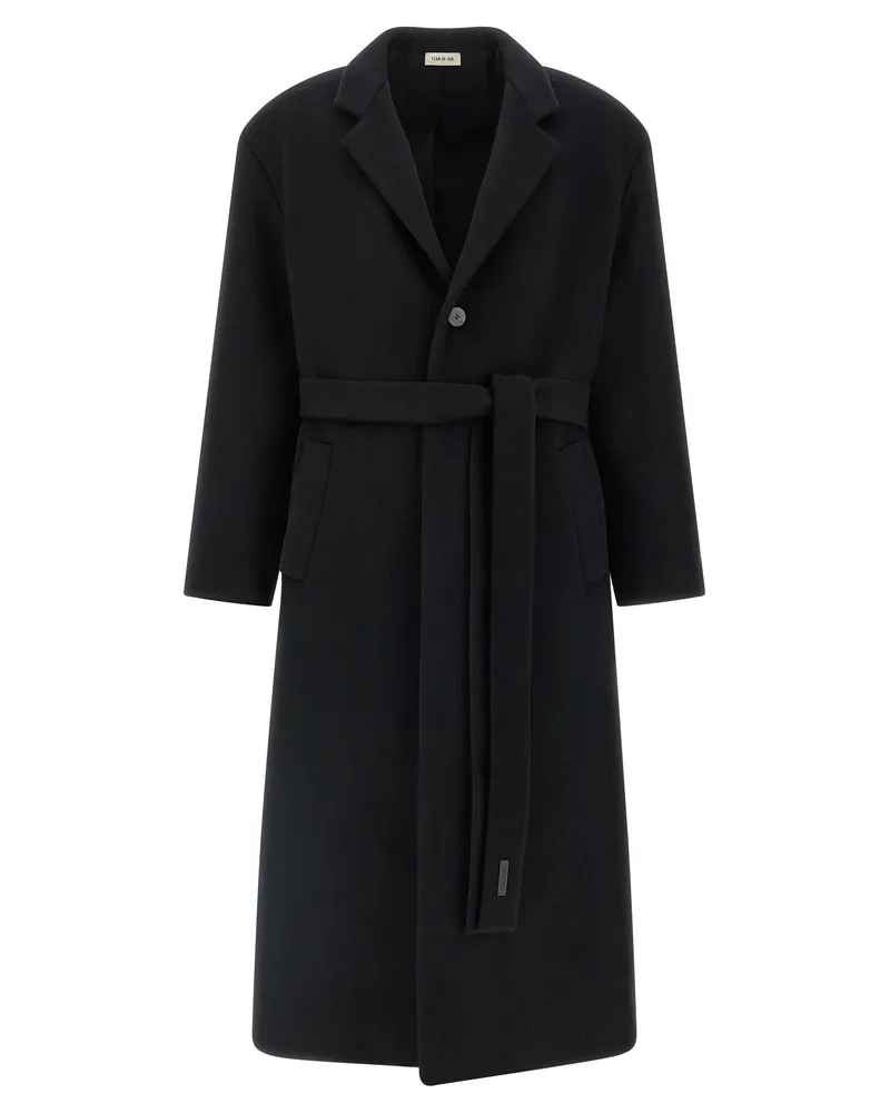 Fear of God Angst vor Gott "entspannter" Mantel Black