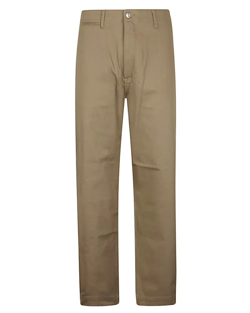 Edwin Jeans Cotton Wide Leg Hosen Brown