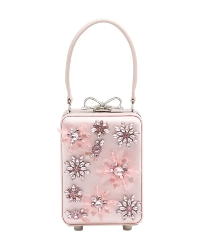 Self-Portrait Micro Bag  Seide Rosa Rosa