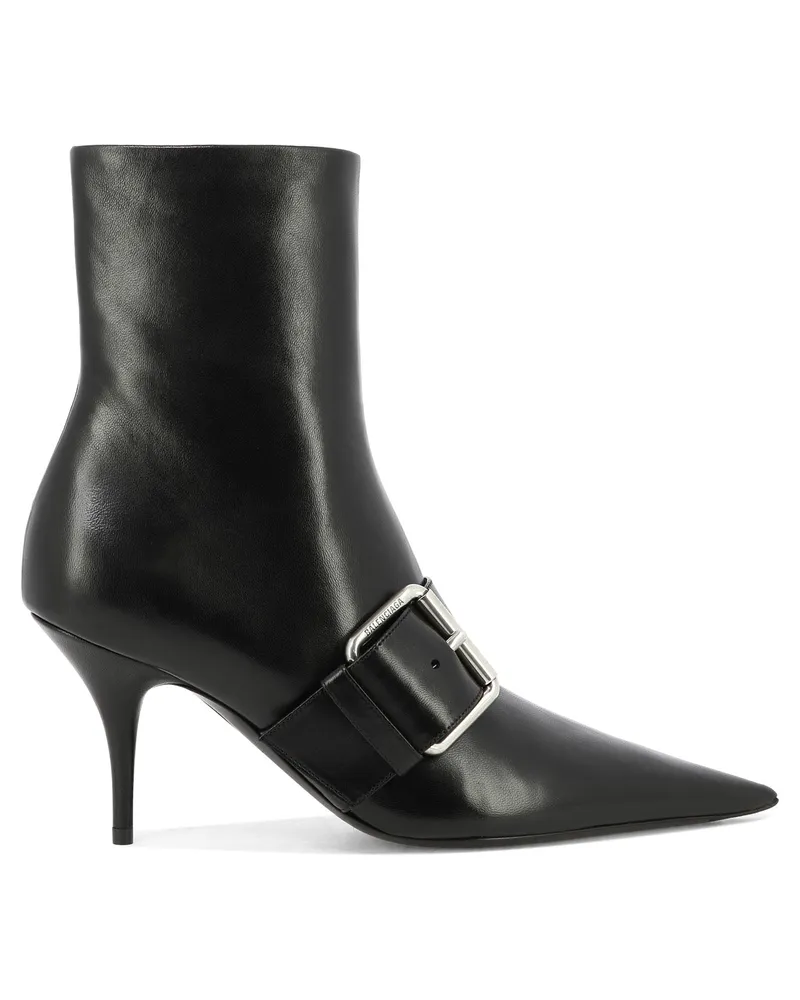 Balenciaga Messer 80 Knöchelstiefel Schwarz
