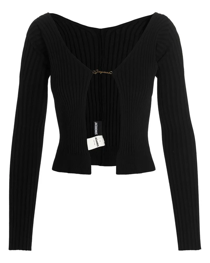 Jacquemus Le Bile Pralu Longue' Cardigan Black