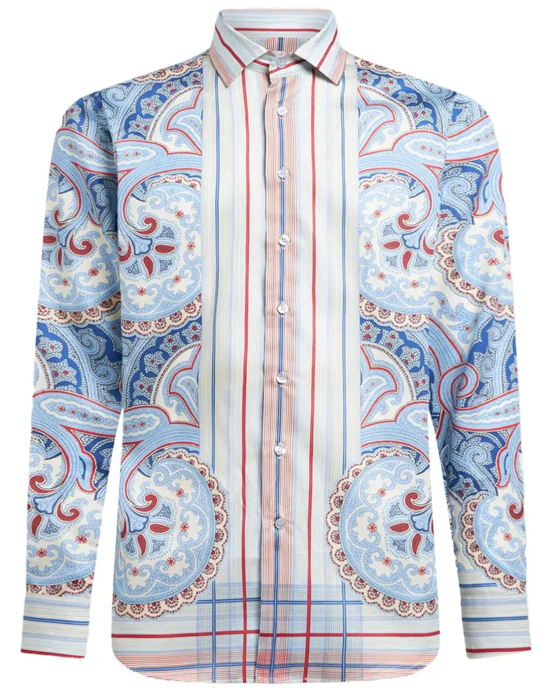 Etro PAISLEY DRUCK Hemd X0800
